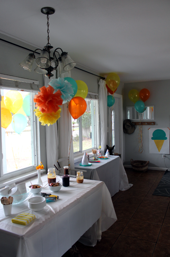 Birthday Party Tables