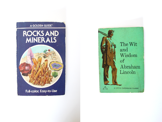 golden guide to rocks and minerals, wit and wisdom of abraham lincoln