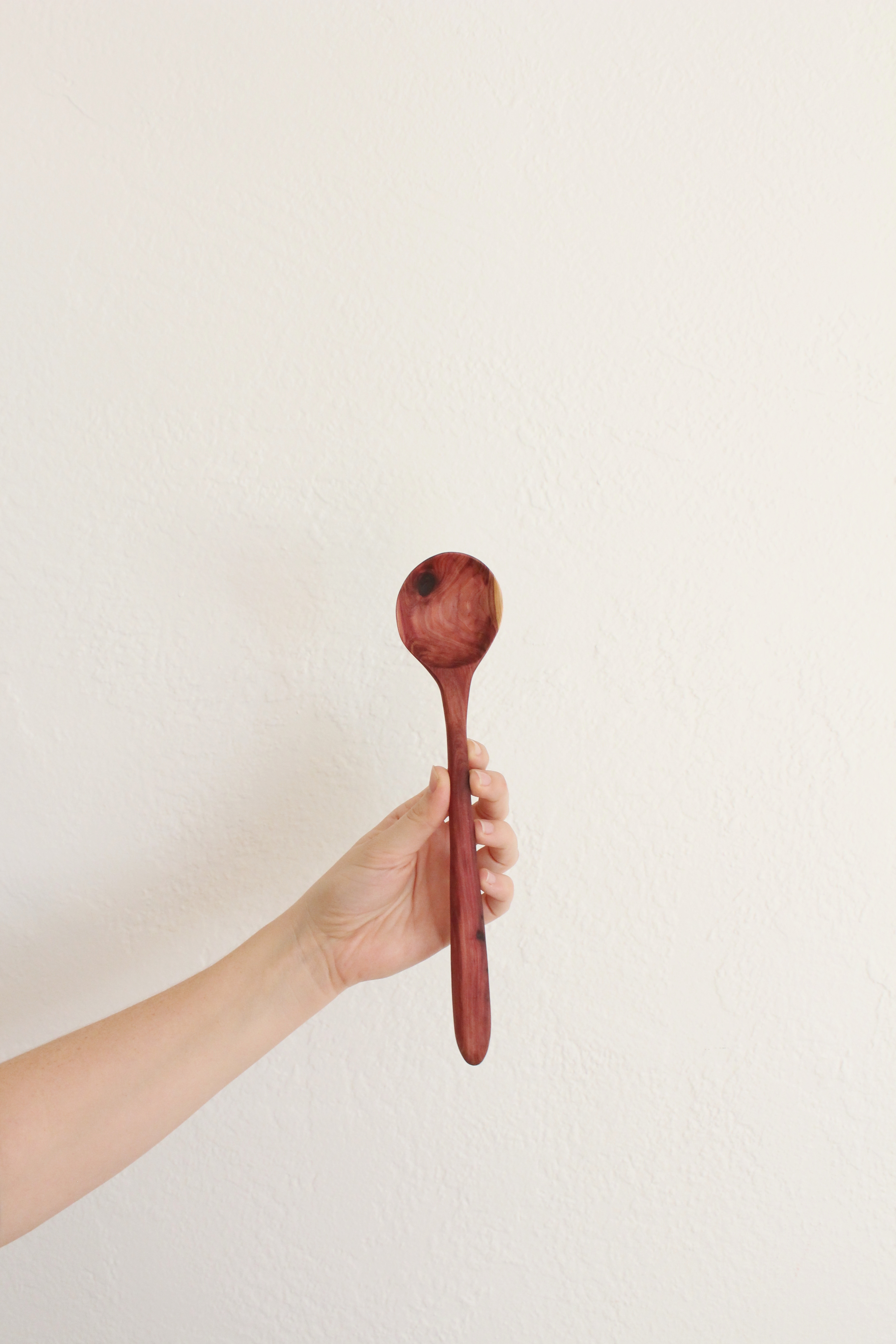 Eastern Red Cedar spoon carving
