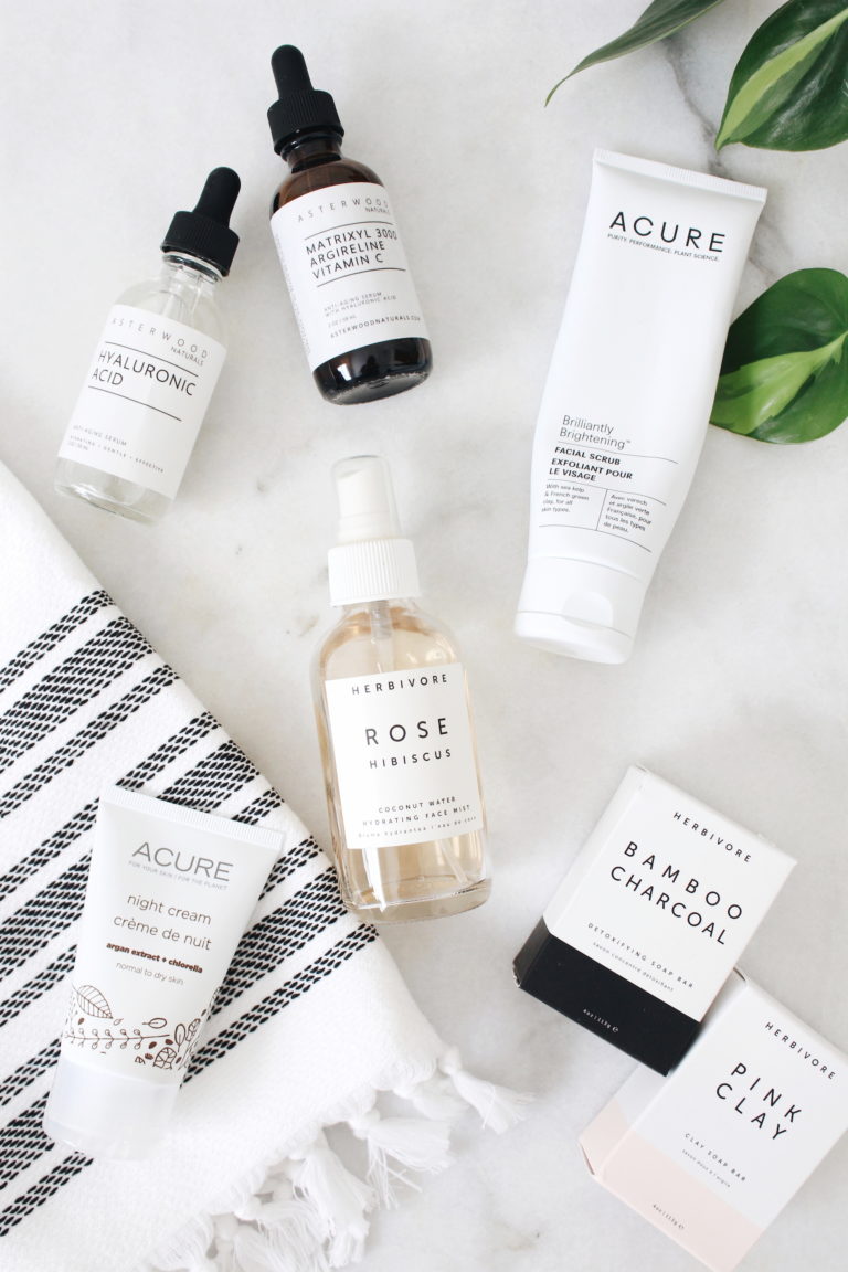 My Favorite Natural Skin Care Products Turning It Home