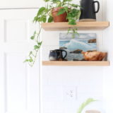 Kitchen Nook + Shelves